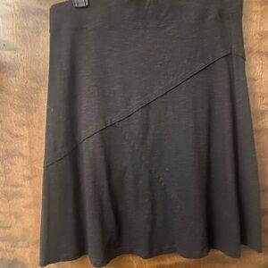 Horny Toad Asymmetrical Black Skirt